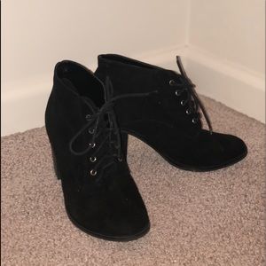 Black ankle boots